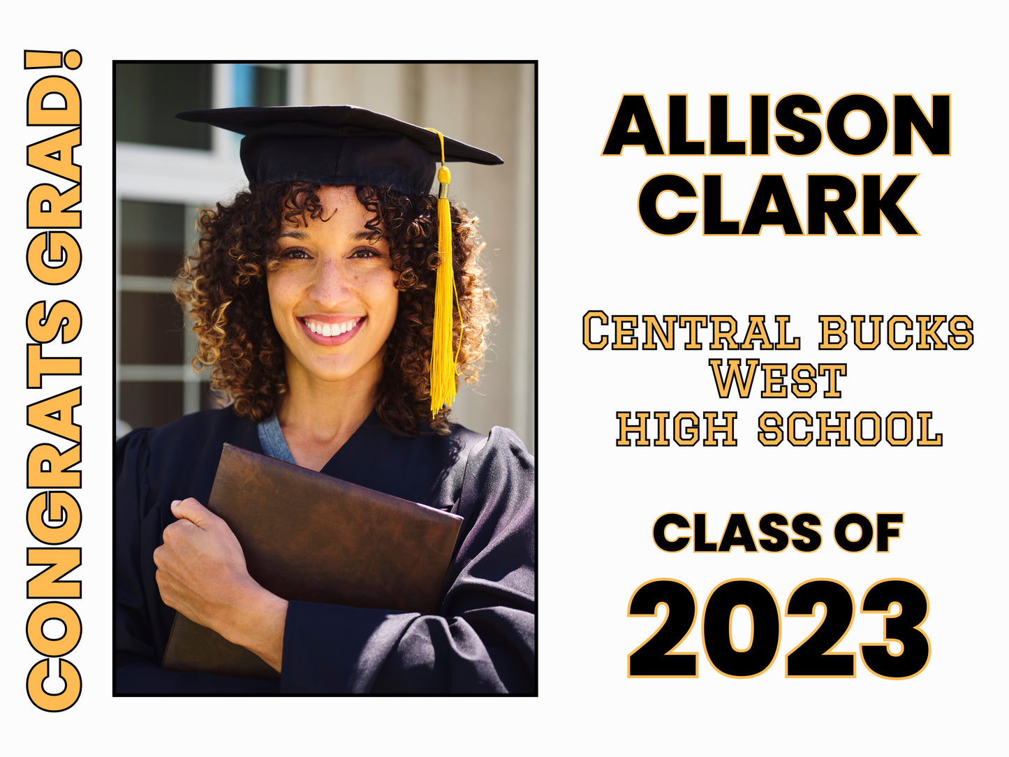 Custom Graduation Yard Sign #2