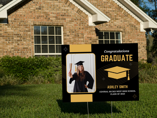 Custom Graduation Yard Sign #6