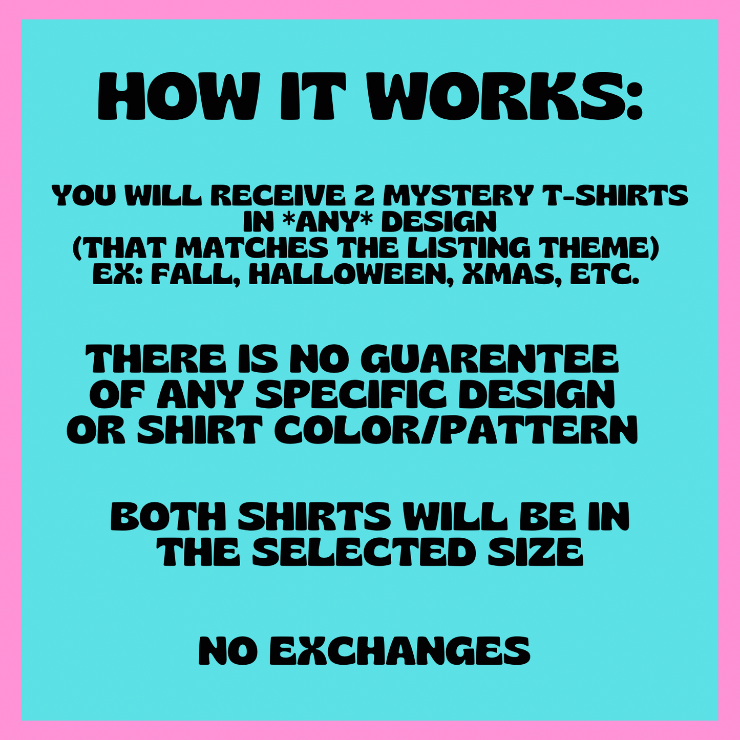 MYSTERY SHIRT BUNDLE—HALLOWEEN
