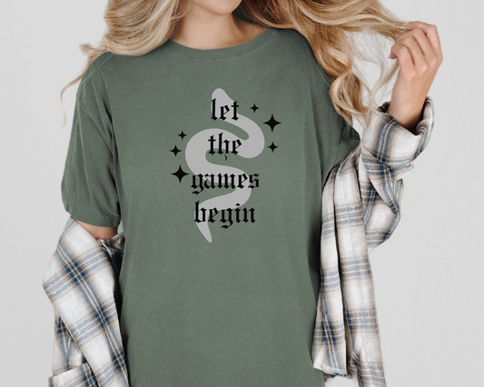 Let The Games Begin Snake Tee