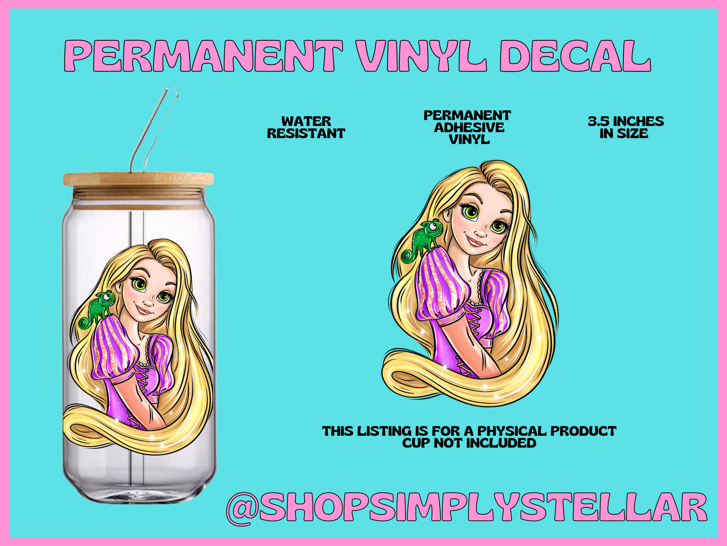 Permanent Adhesive Vinyl Decal