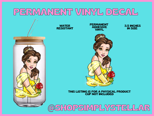 Permanent Adhesive Vinyl Decal