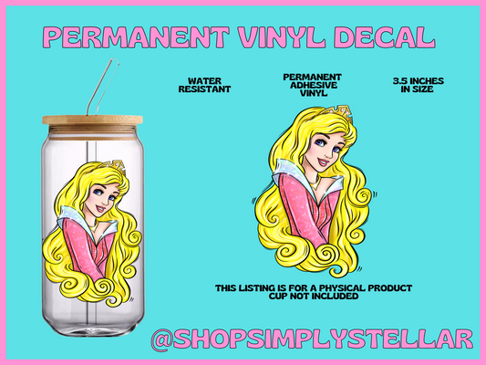 Permanent Adhesive Vinyl Decal
