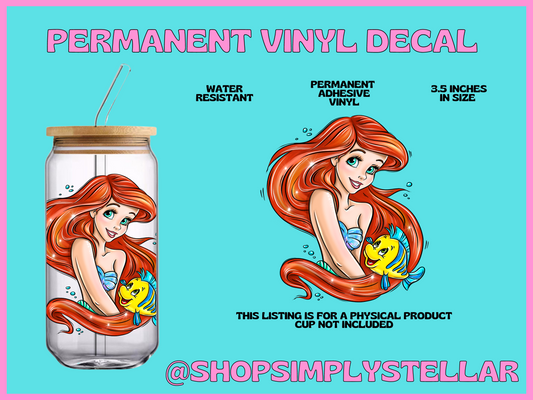 Permanent Adhesive Vinyl Decal