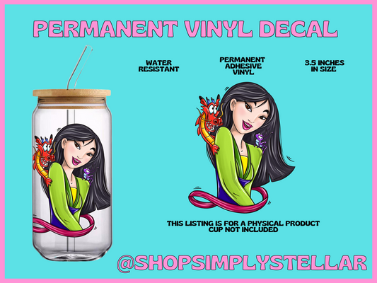 Permanent Adhesive Vinyl Decal