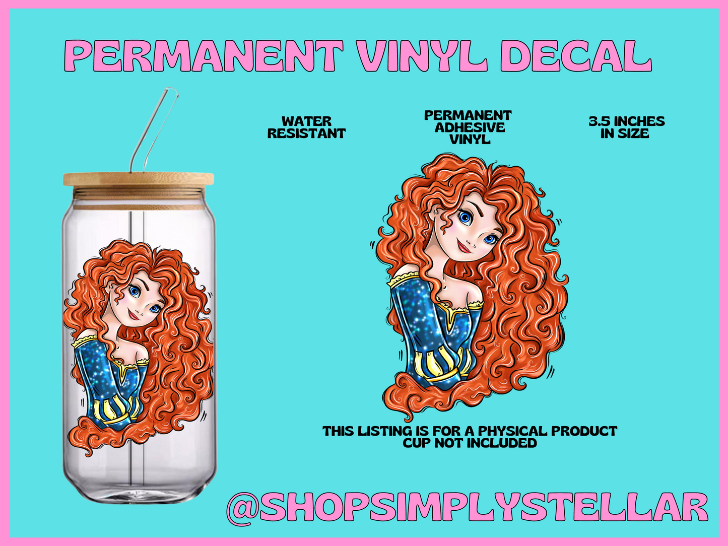Permanent Adhesive Vinyl Decal