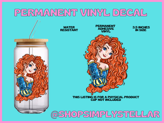 Permanent Adhesive Vinyl Decal