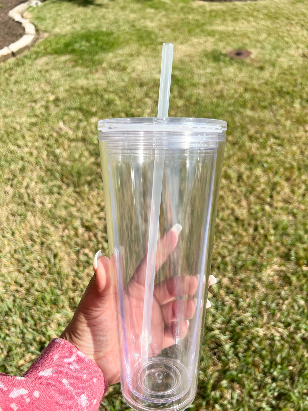 CUSTOM ORDER--Snow Globe Tumbler