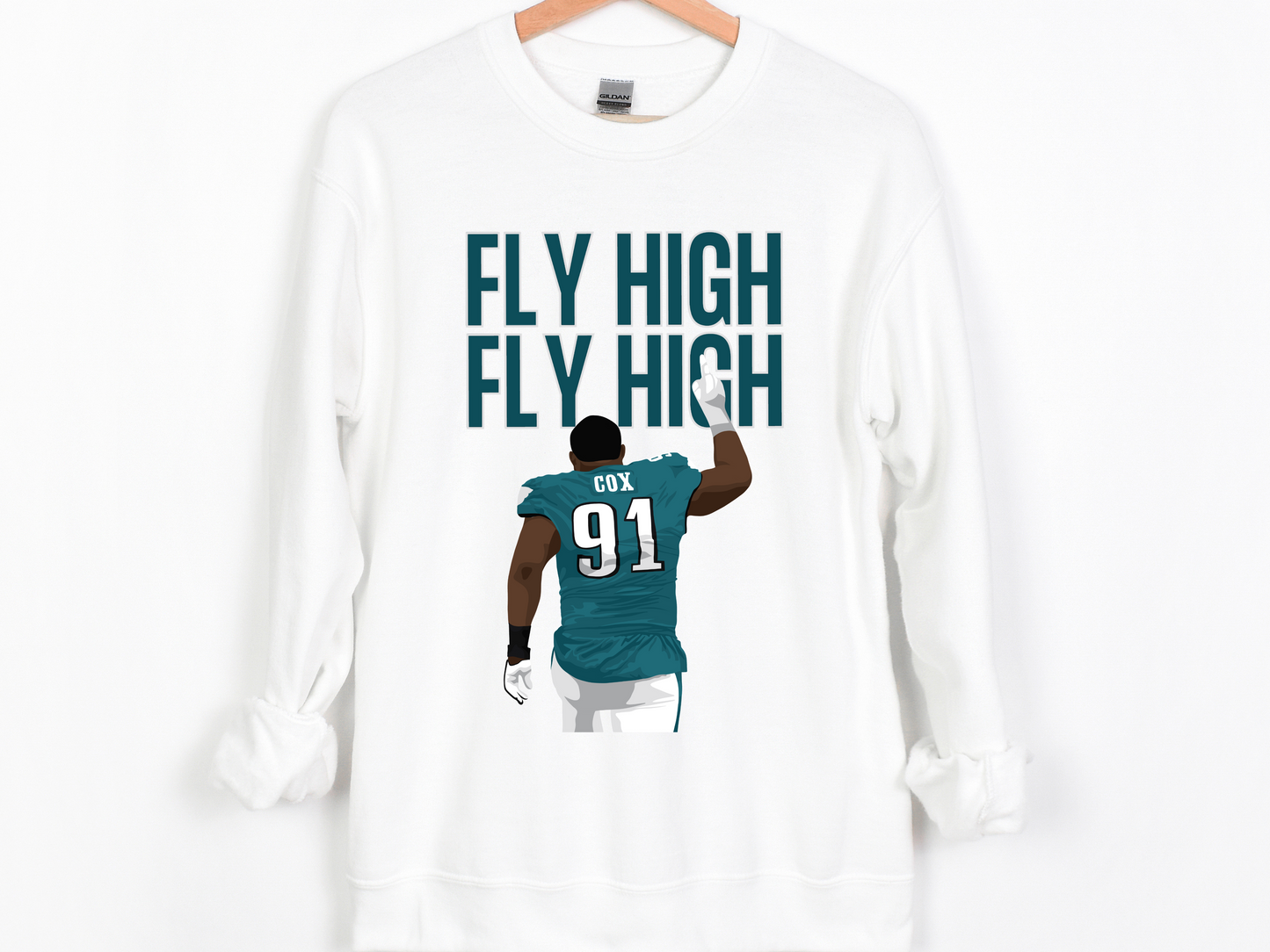 Fly High #91 Cox Unisex Crewneck Sweatshirt/T-Shirt