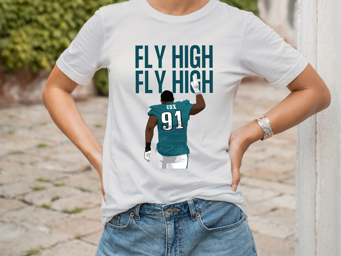 Fly High #91 Cox Unisex Crewneck Sweatshirt/T-Shirt