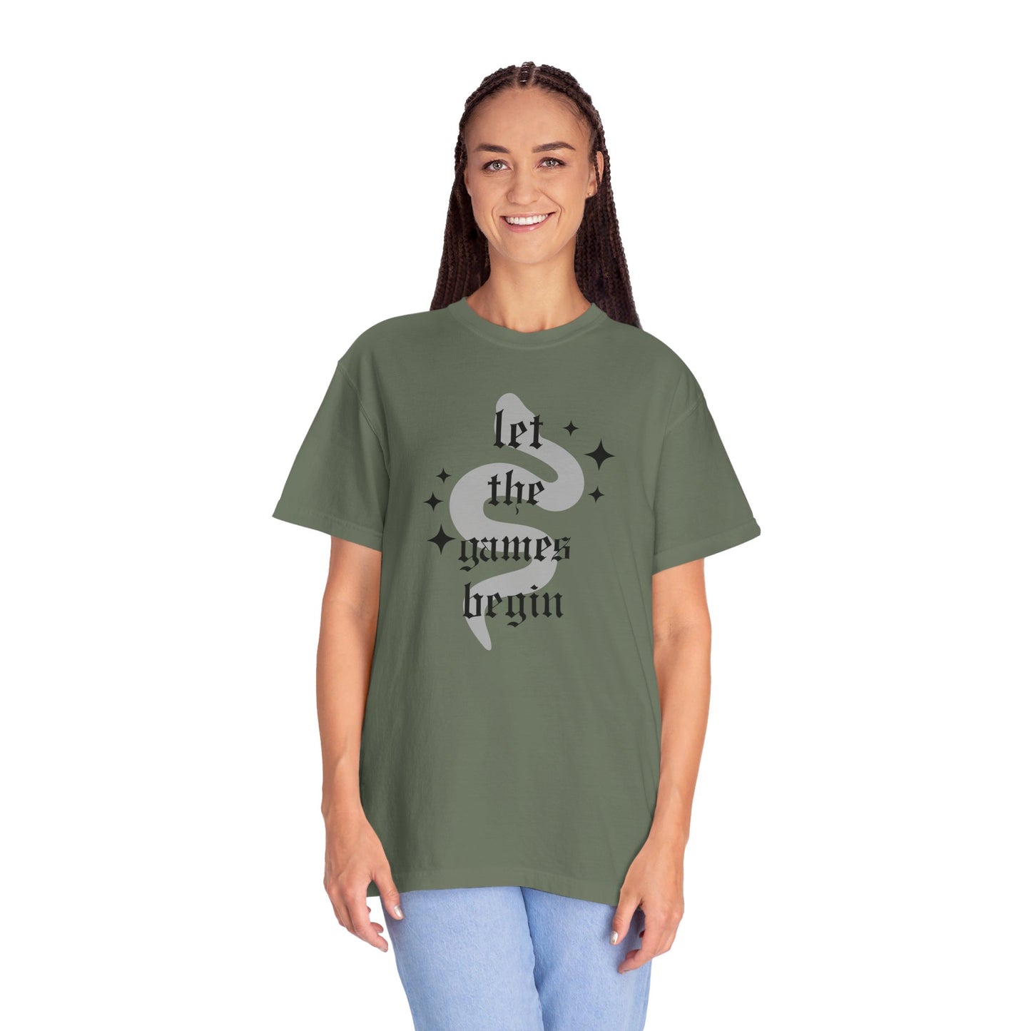 Let The Games Begin Snake Tee