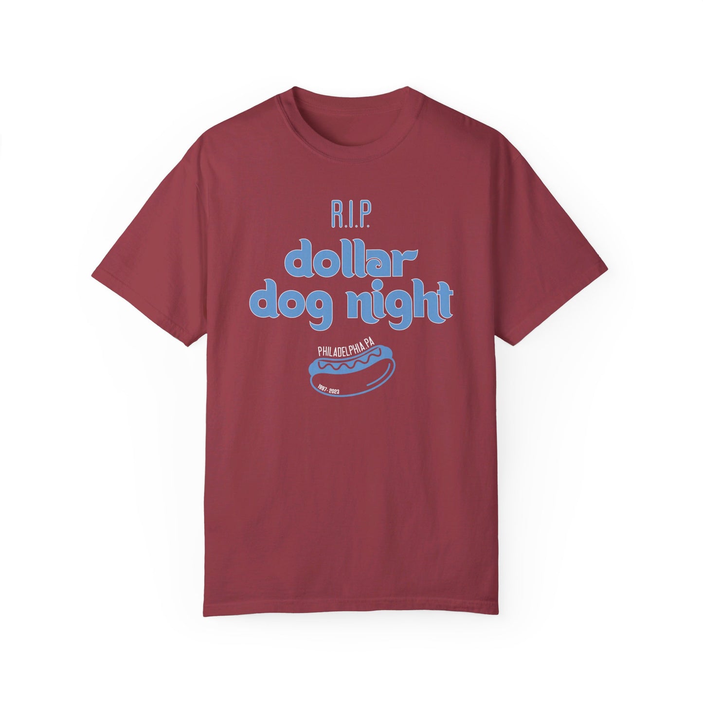 RIP Dollar Dog Night Philly Baseball Tee