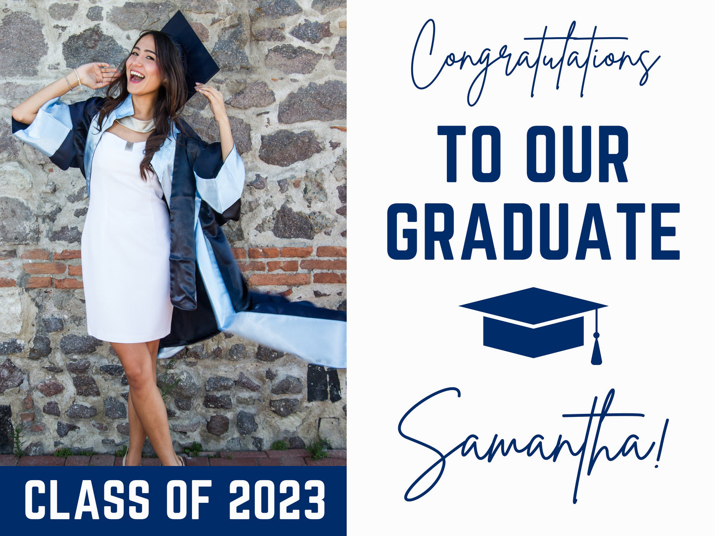Custom Graduation Yard Sign #5