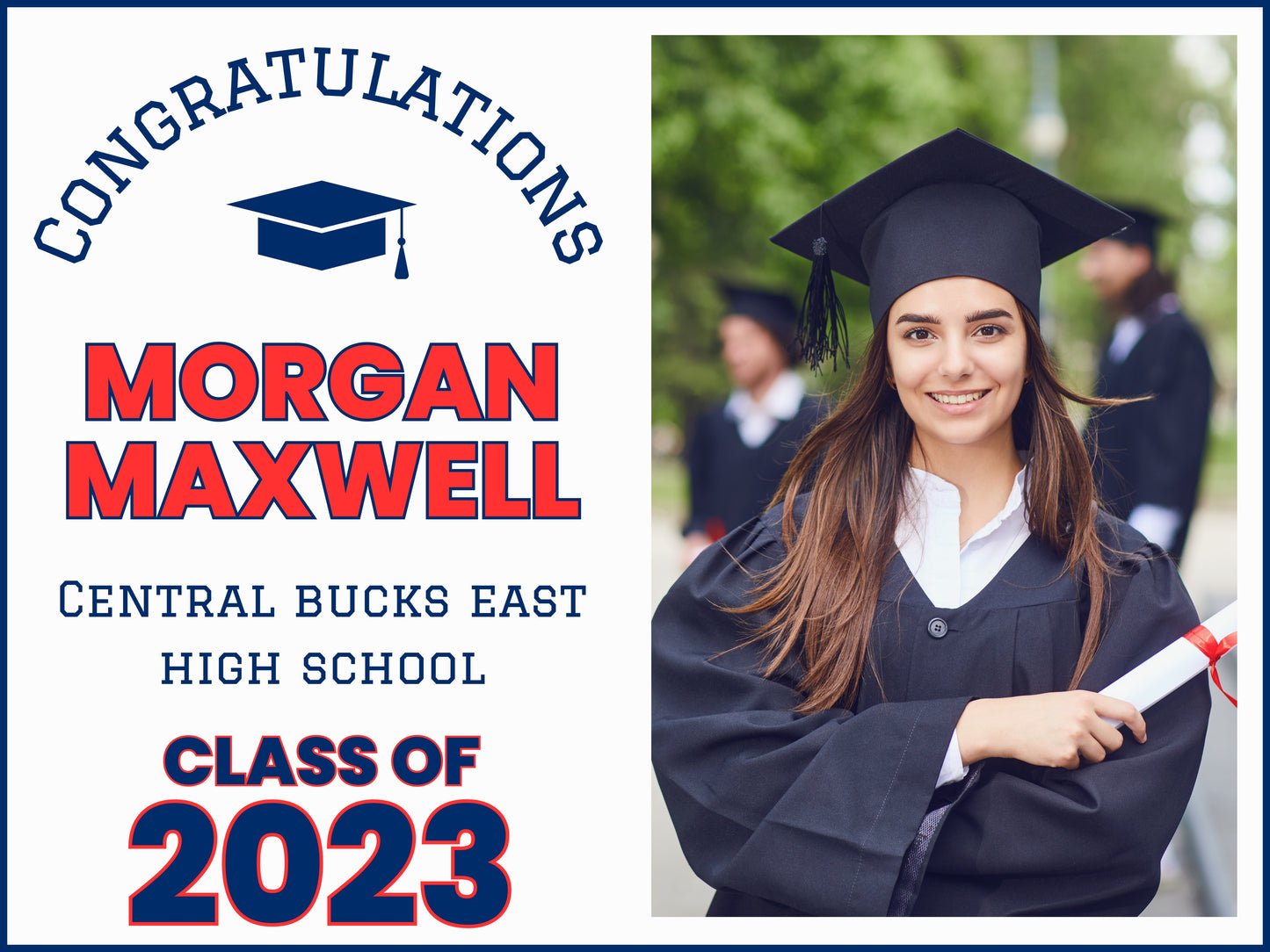 Custom Graduation Yard Sign #4