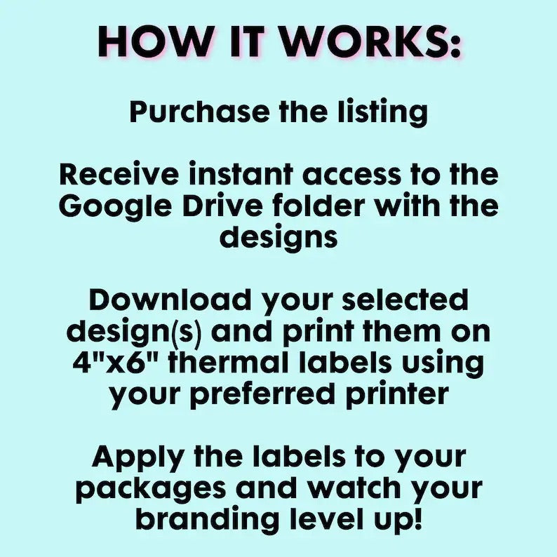 Thermal Label Templates
