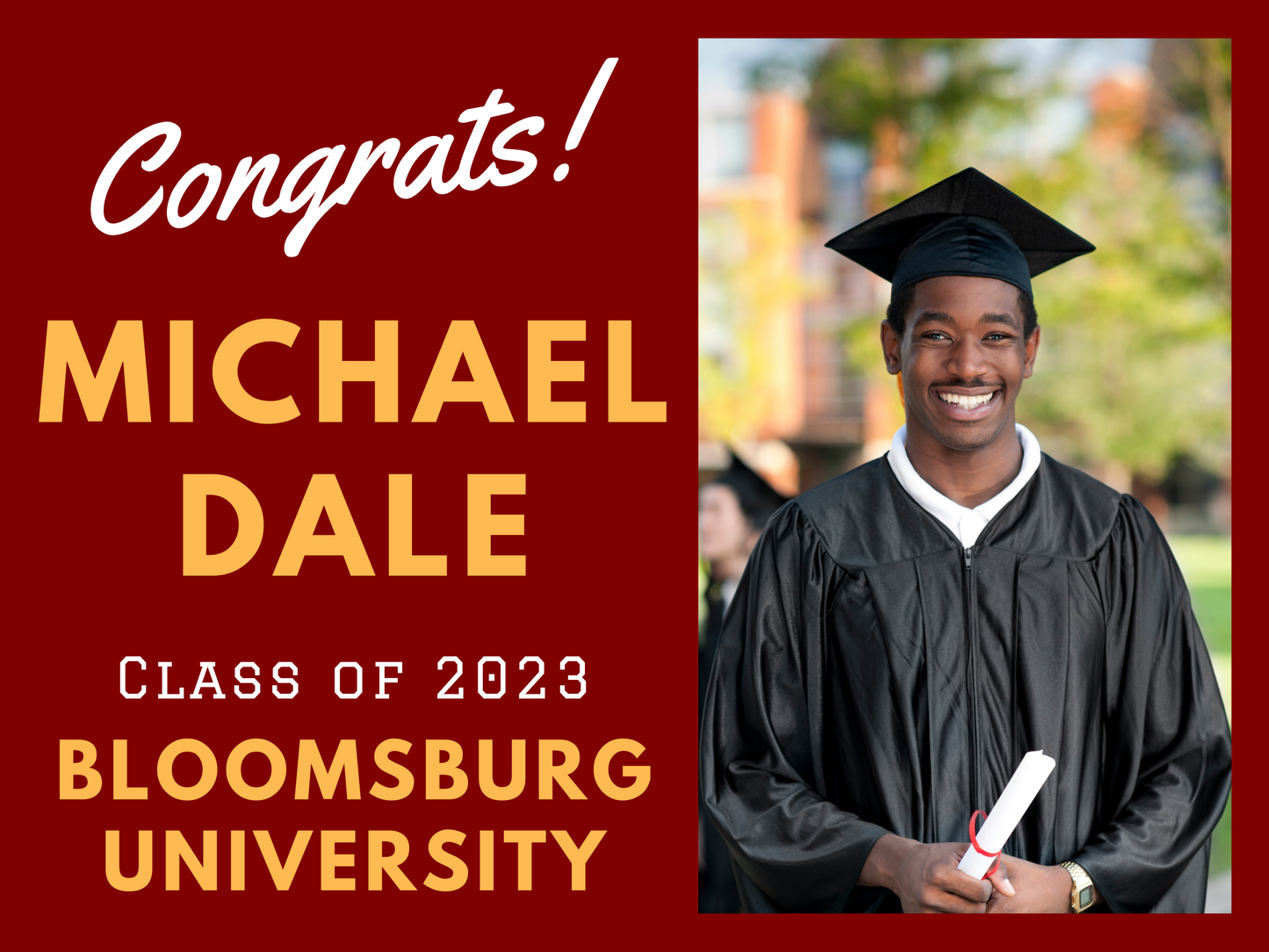 Custom Graduation Yard Sign #1